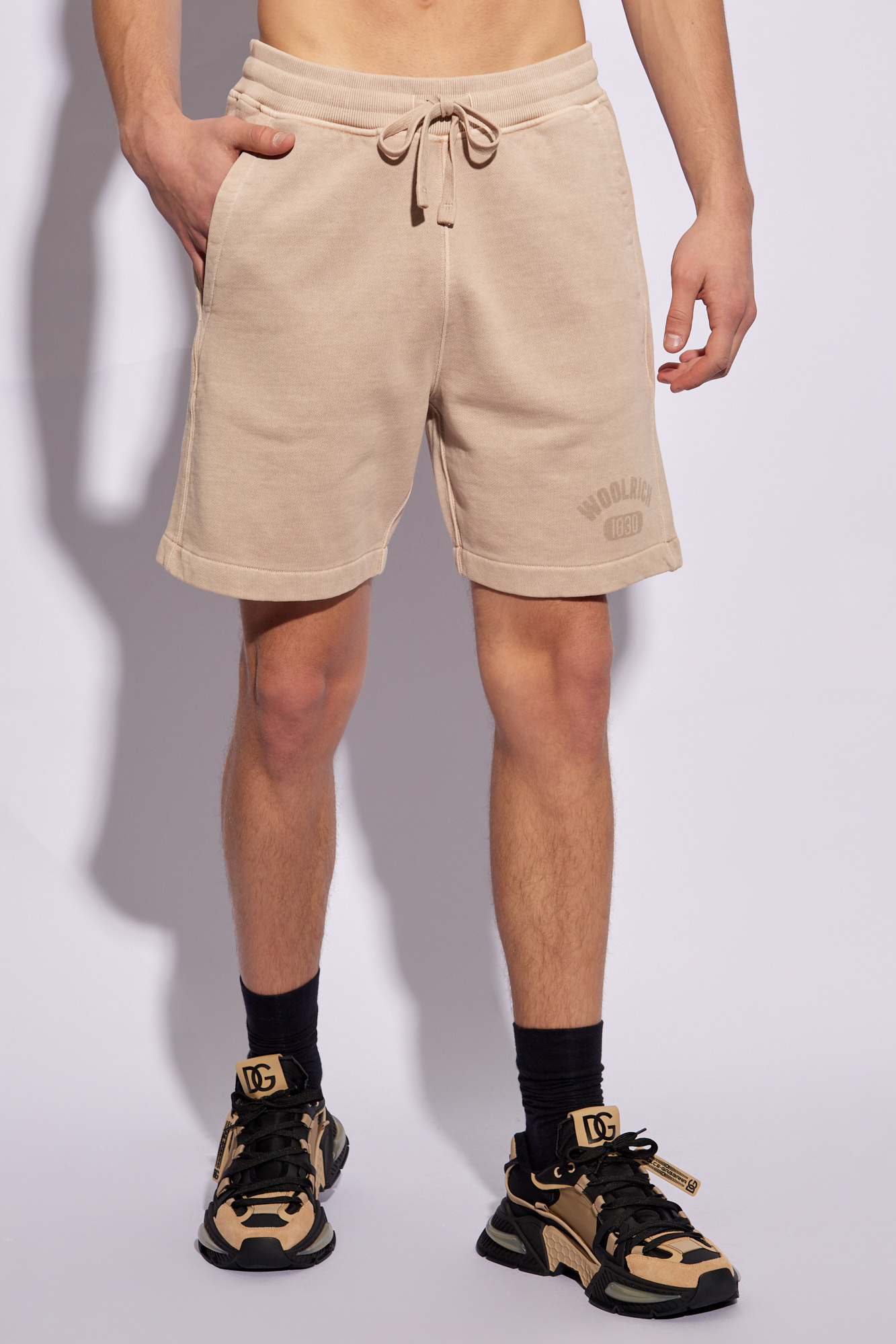 【送料&関税込】Woolrich Sand Viscose Blend Shorts 19816777_44487236_1000.jpg